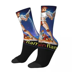 Funny Capitaine Flam Captain Future Theme Cozy Socks Merch All Season 2023 New Soft Middle Tube Socks Breathable