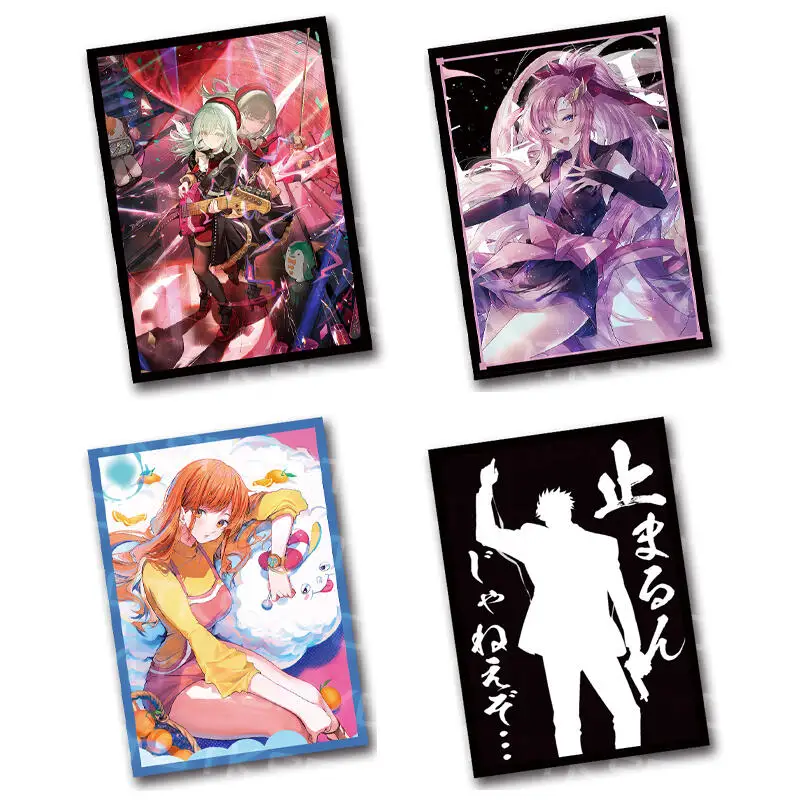 

Набор из 60 защитных чехлов для карт WS Wakaba Mutsumi Luxanna Crownguard Nami Mujica, для коллекционных аниме-карт, 67*92 мм, подарок