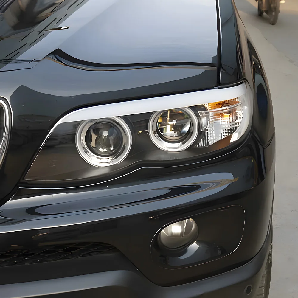 

Автомобильные передние фонари для BMW X5 E53 2004-2006, светодиодные автомобильные фары в сборе, обновление, высококачественные линзы проектора, аксессуары для инструментов