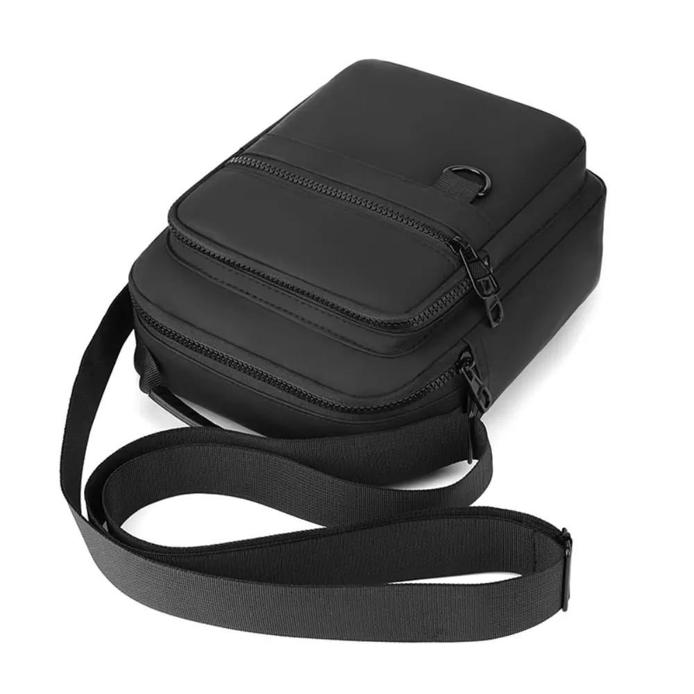 Oxford Material Messenger Sling Bags Zipper Closure Simple Design Crossbody Pouch Small Size Durable Side Shoulder Bag Travel
