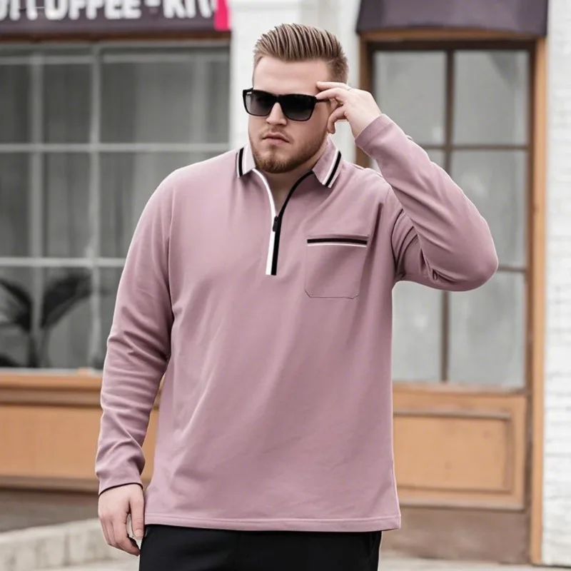 Men Polo Shirt Autu…