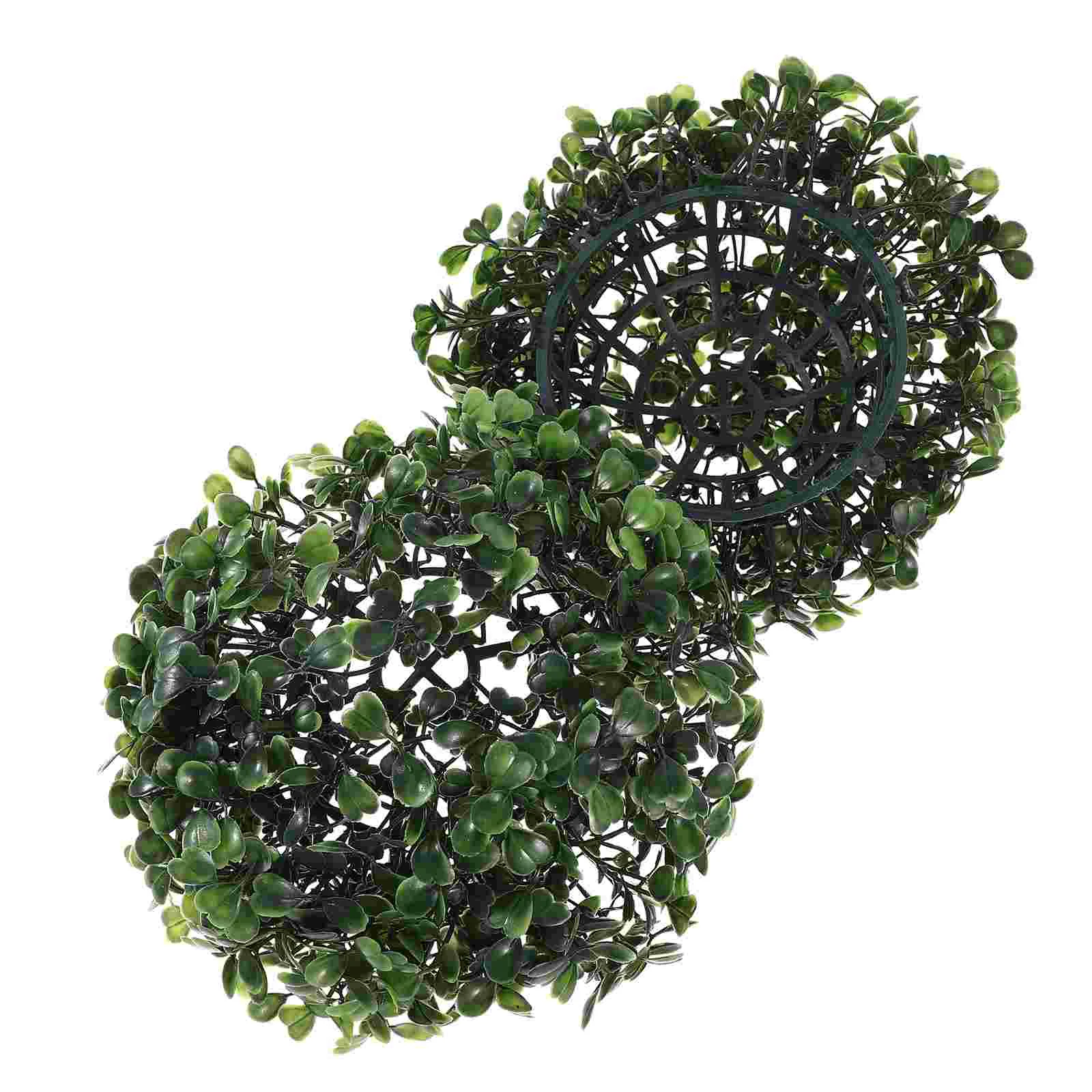 Gesimuleerde Milano Ball Plant Ornament Plafond Kleine Kunstplanten Accessoires Gras Simulatie Plastic Bloem Hangend Kantoor