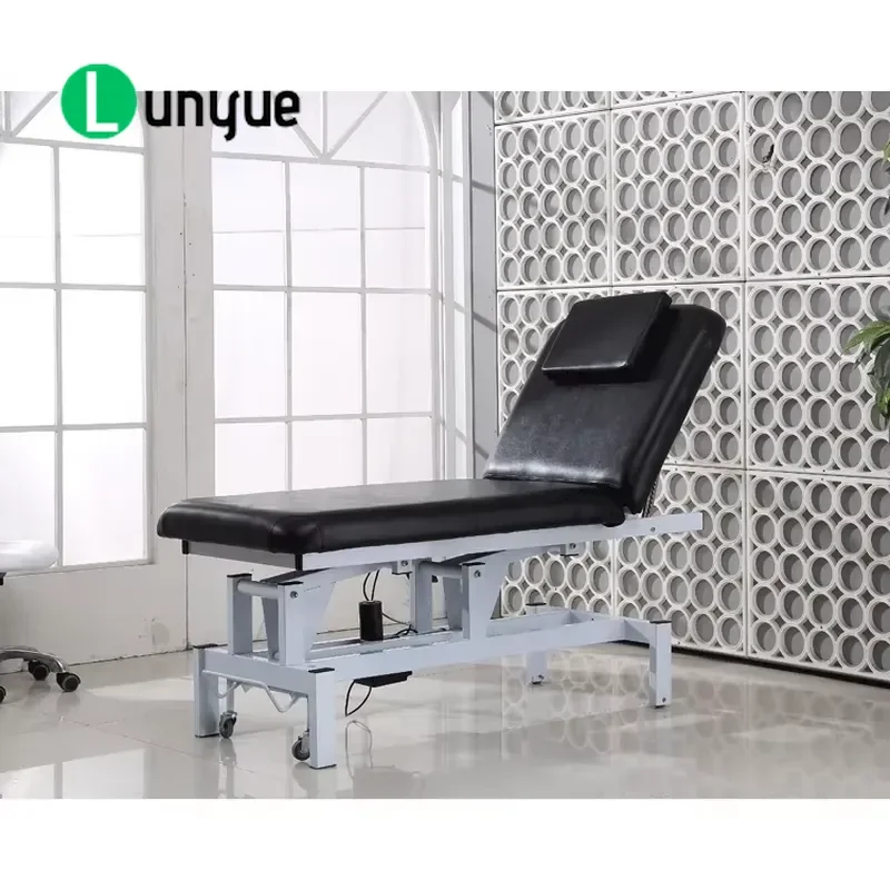 Electric Spa Massage Bed Adjustable Face Cradle Beauty Furniture Portable Treatment Table for Therapy Wellness Comfort