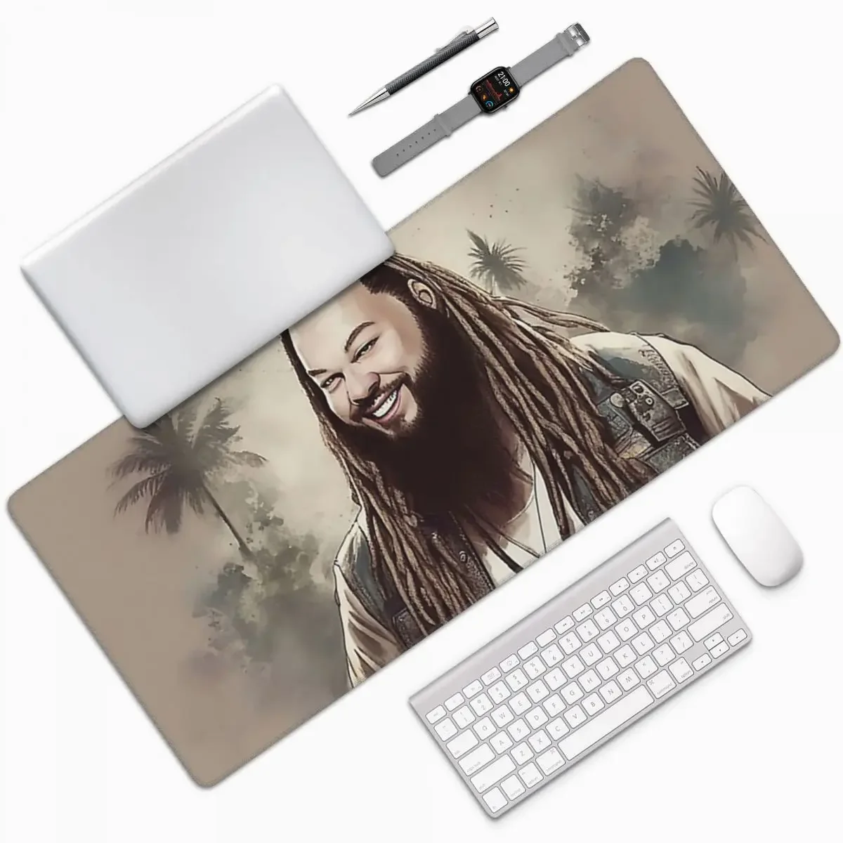 Bray Wyatt The Fiend Large Mouse Pad Computer Keyboard Mouse Mat Gamer PC Laptop Desk Mat Office Accessories Table Mats