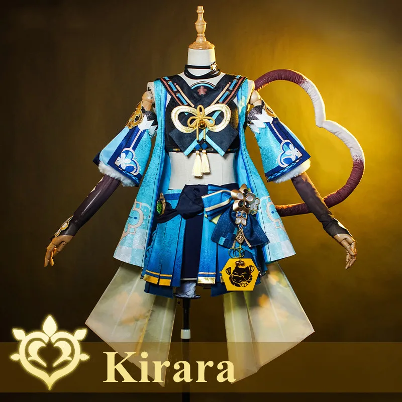 

Genshin Impact Kirara Cosplay Costume Kirara Ears Tails Accessories Suit Momoka Costume Genshin Impact New Skin Woman