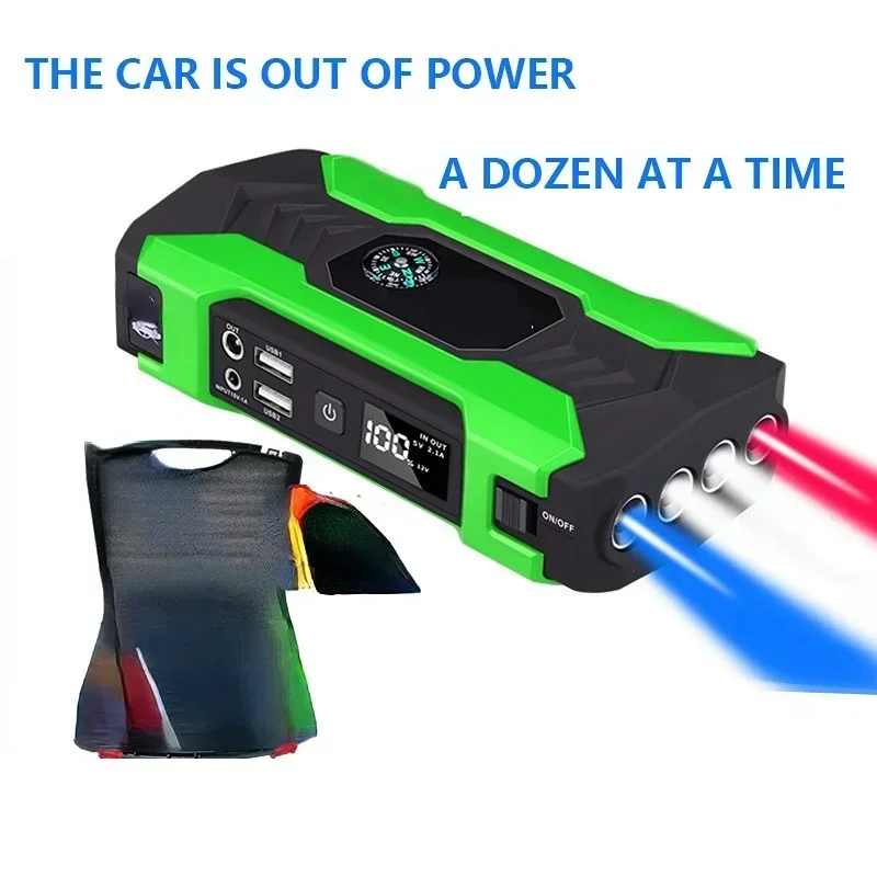 Emergency Start Power Car Battery Fire on The Electric Treasure 12V Vehicle Emergency Starter