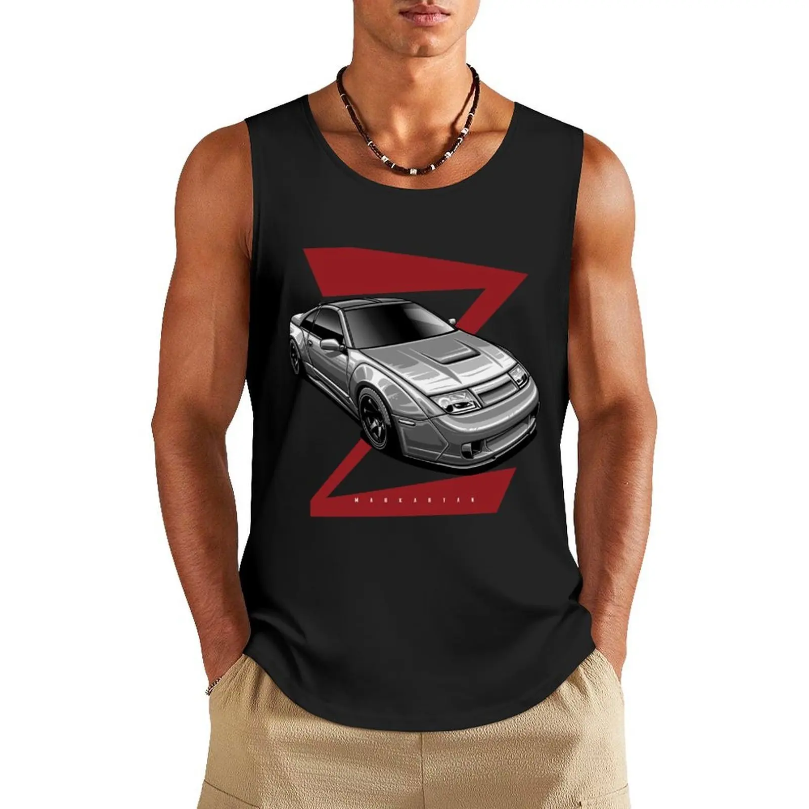 

300ZX Tank Top clothes for men summer clothes man 2025 anime top
