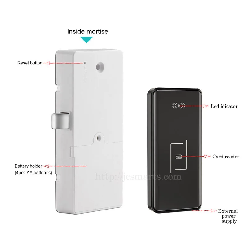 Modern Smart RFID Card Lock Sauna Locks For Spa Swimming Pool Gym