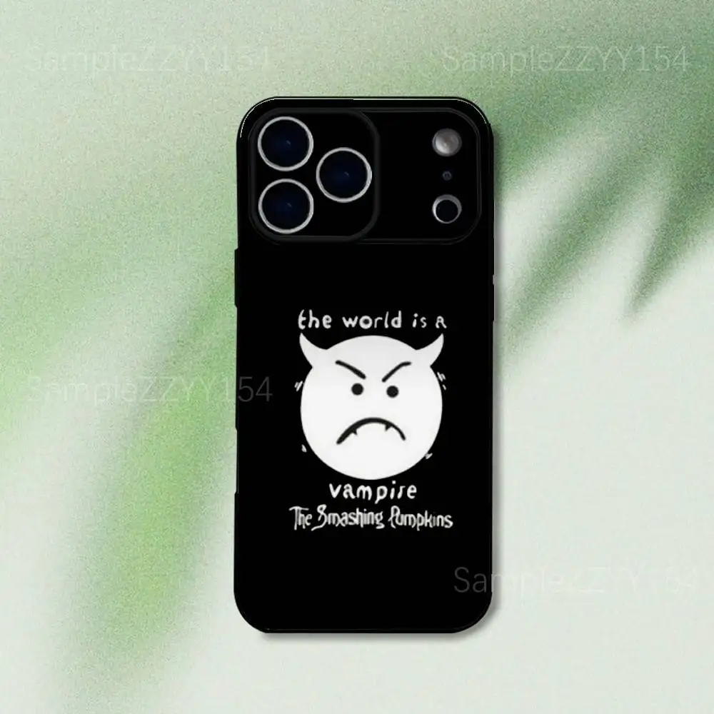 The Smashing Pumpkins Phone Case For iPhone 17,16,15,14,13,12,Pro,Max,Plus,E,SE4,Air,Mini Black Soft Funda