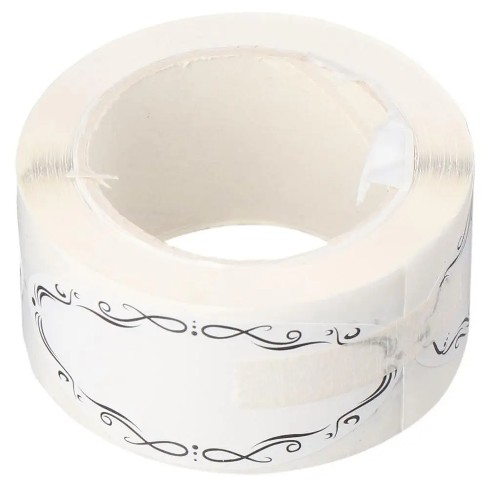 150 قطعة/لفة ملصقات البيضاوي ملصقات ذاتية اللصق جرة تعليب تخزين المواد الغذائية ملصقات قابلة للإزالة 1*2.25 بوصة ملصقات الزجاجات