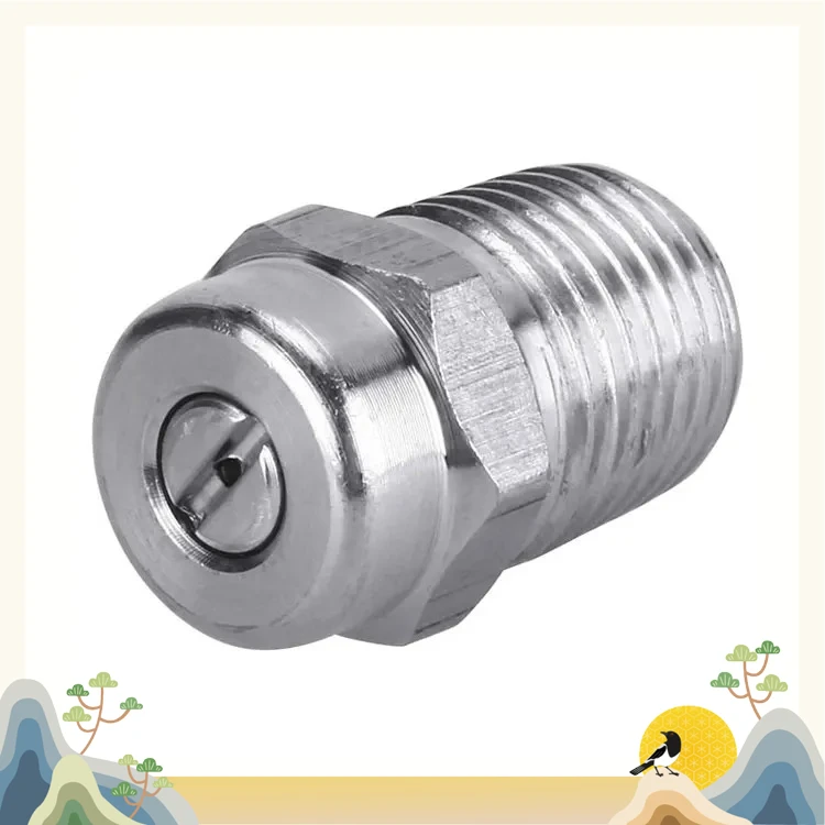 5Pcs G1/4 External Thread Stainless Steel Anti Rust High Pressure Washer Nozzle Tips Car Undercarriage Under Body Cleaning Repla