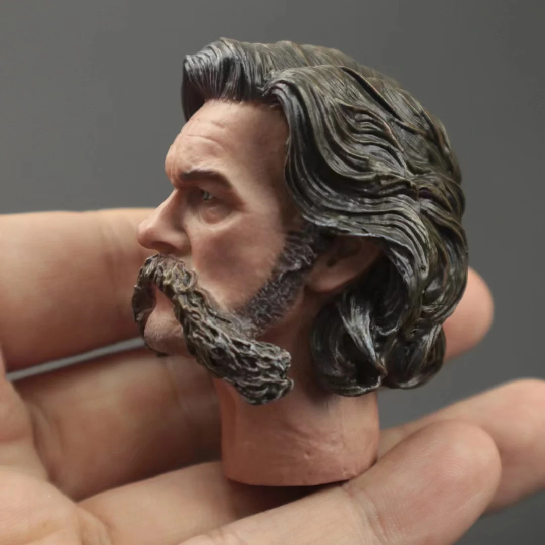 1/6 스케일 John Kurt Russell 헤드 스컬프 조각 모델 Fit 12'' 남성 솔리드 액션 피규어 바디 인형