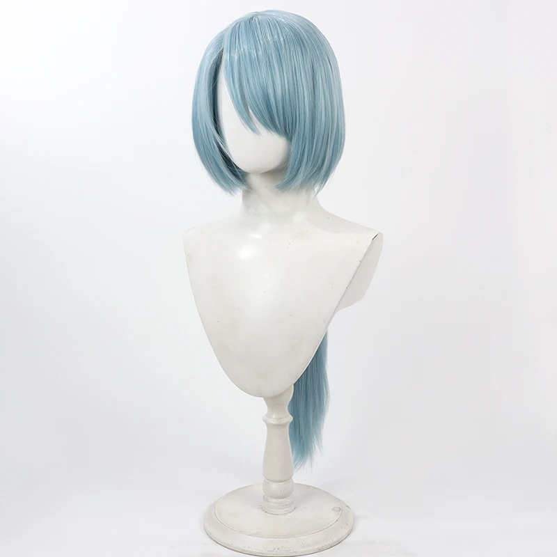 애니메이션 와카키미 후부키에서 탈출하는 기술이 뛰어난 왕자 코스프레 가발 할로윈 카니발 파티 소품 합성 머리카락 열 + 가발 모자