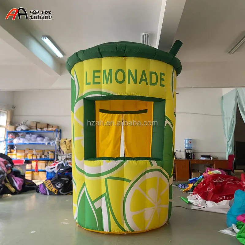 Hot SellingCommercial Inflatable Advertising Inflatables Lemonade Concession Stand Event Tent Booth For Lemon Drink Vending