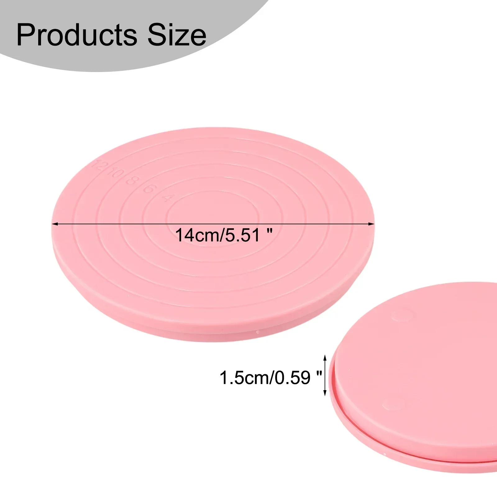 

Plastic Cake Plate Turntable Rotating Anti-skid Round Cake Stand Cake Decorating Rotary Table Kitchen DIY Pan Baking Tool