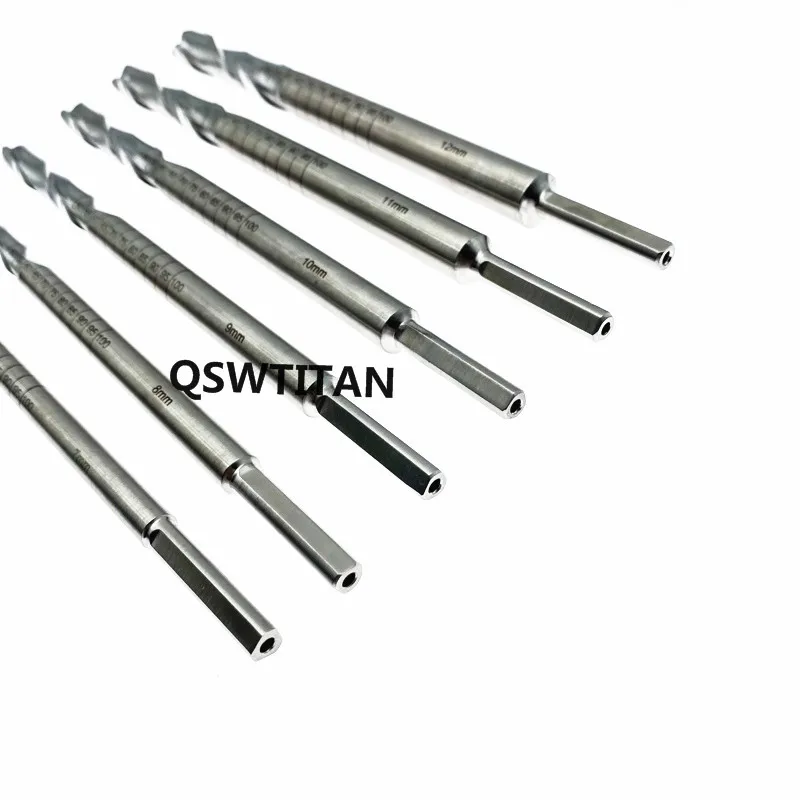 Stainless Steel Cannulated Cancellous Reamer Tibia Femur PFNA Intramedullary Nail Hollow Expand Drill Bit Orthopedic Instrument