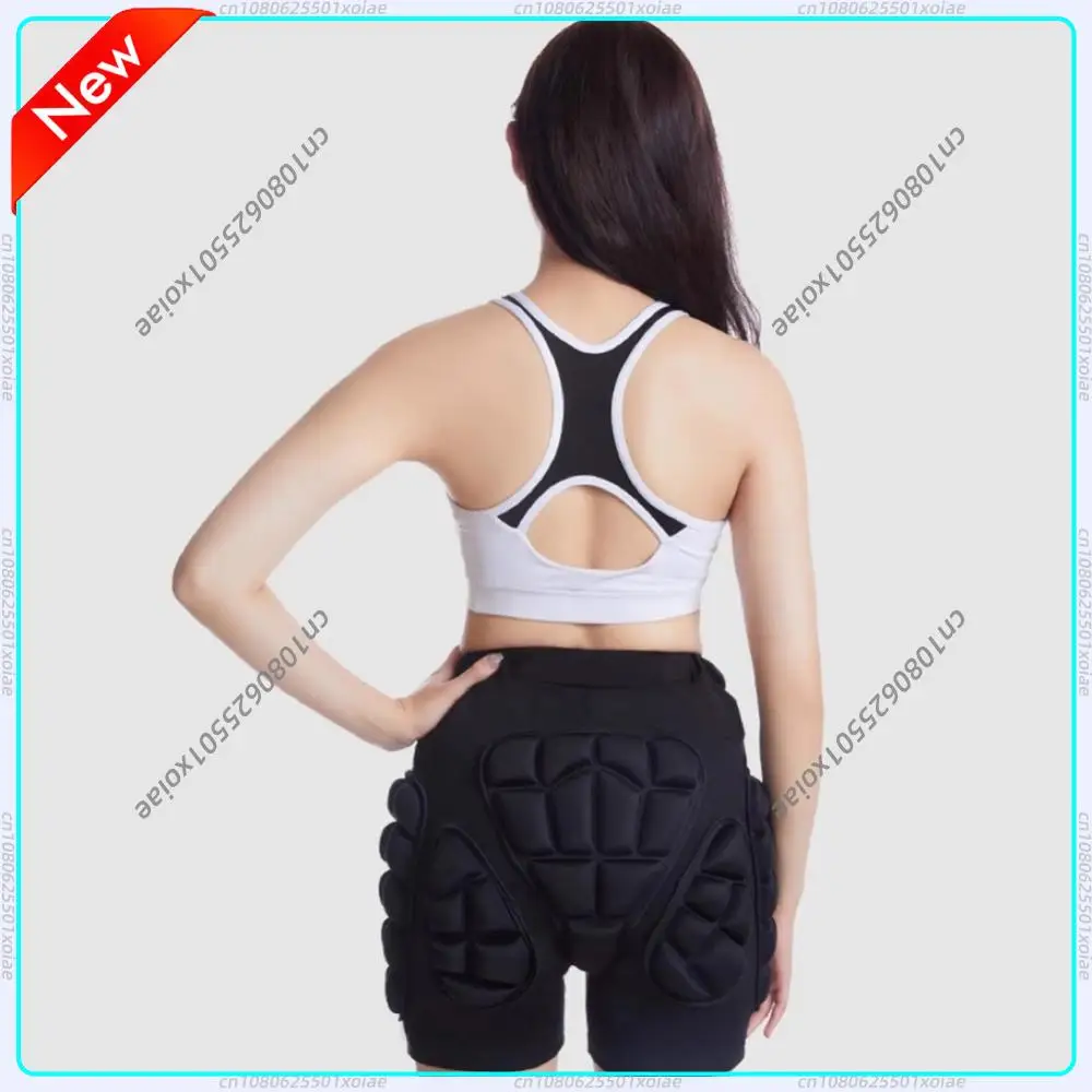 

3D Protective Padded Shorts Breathable Winter Skating Protective Hip Pad EVA Short Pants Protection for Hip Butt and Tailbone