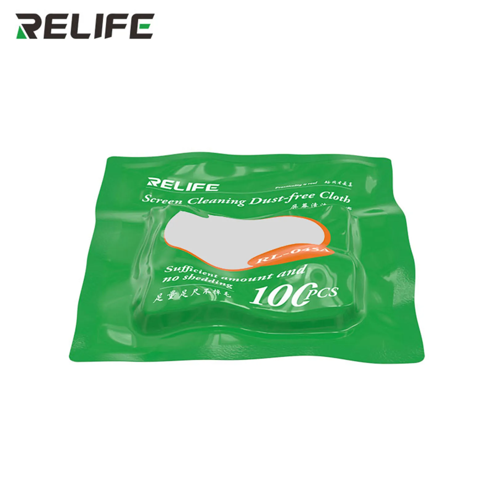 RELIFE RL-045A Screen Cleaning Dust-free Cloth Suitable for Removing Stains on LCD Screen Clean 10x10cm