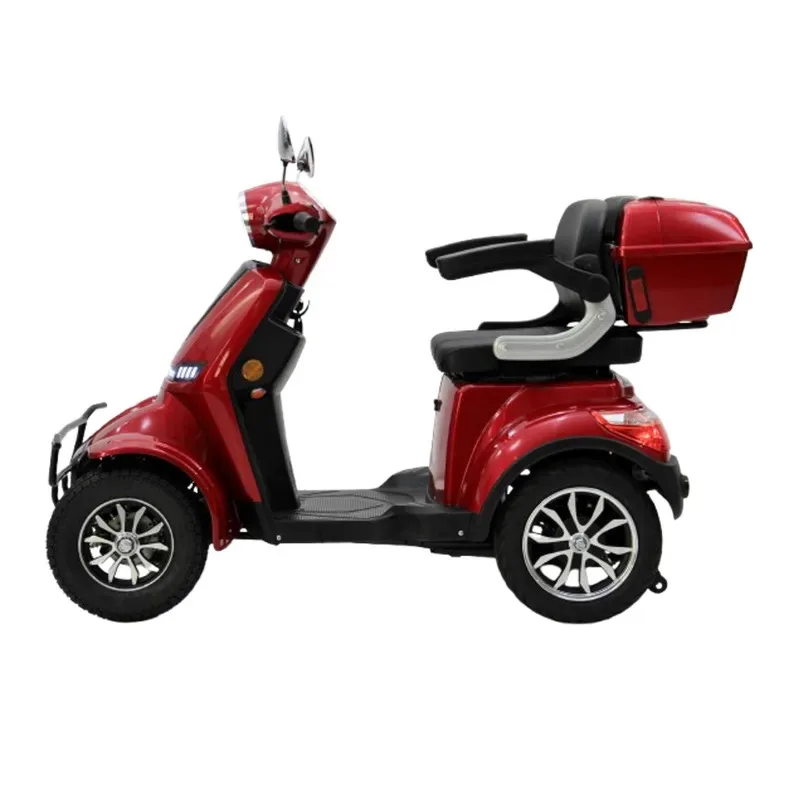 Original Scooter de movilidad de 4 ruedas para motocicleta eléctrica duradera para personas mayores 1000W 60V30Ah