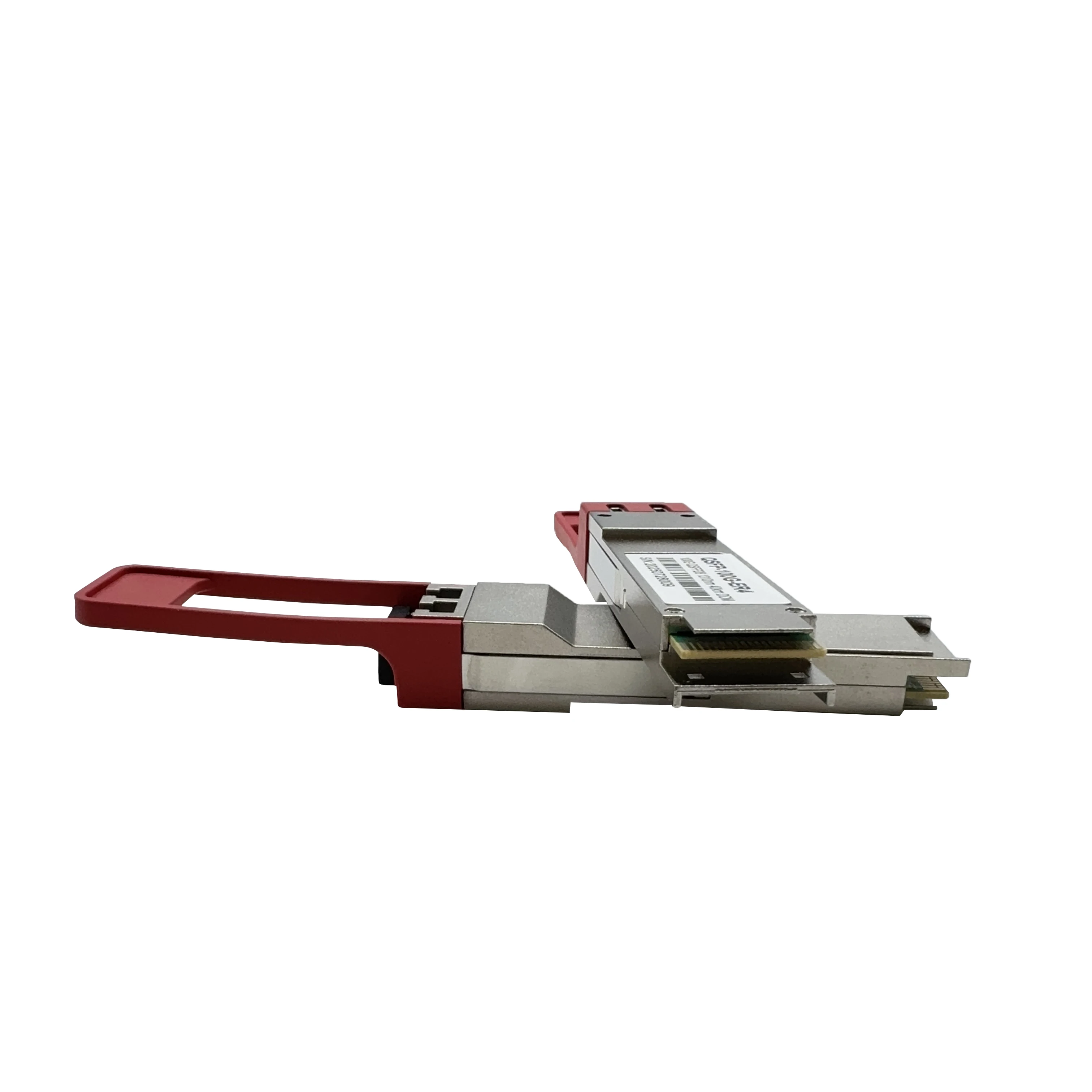 FTTH100G 10/20/40 كجم QSFP28 ER 1310nm SFP وحدة إرسال واستقبال الألياف الضوئية 100Gbase QSFP-100G-ER4-S متوافق مع هواوي ZTE Cisco