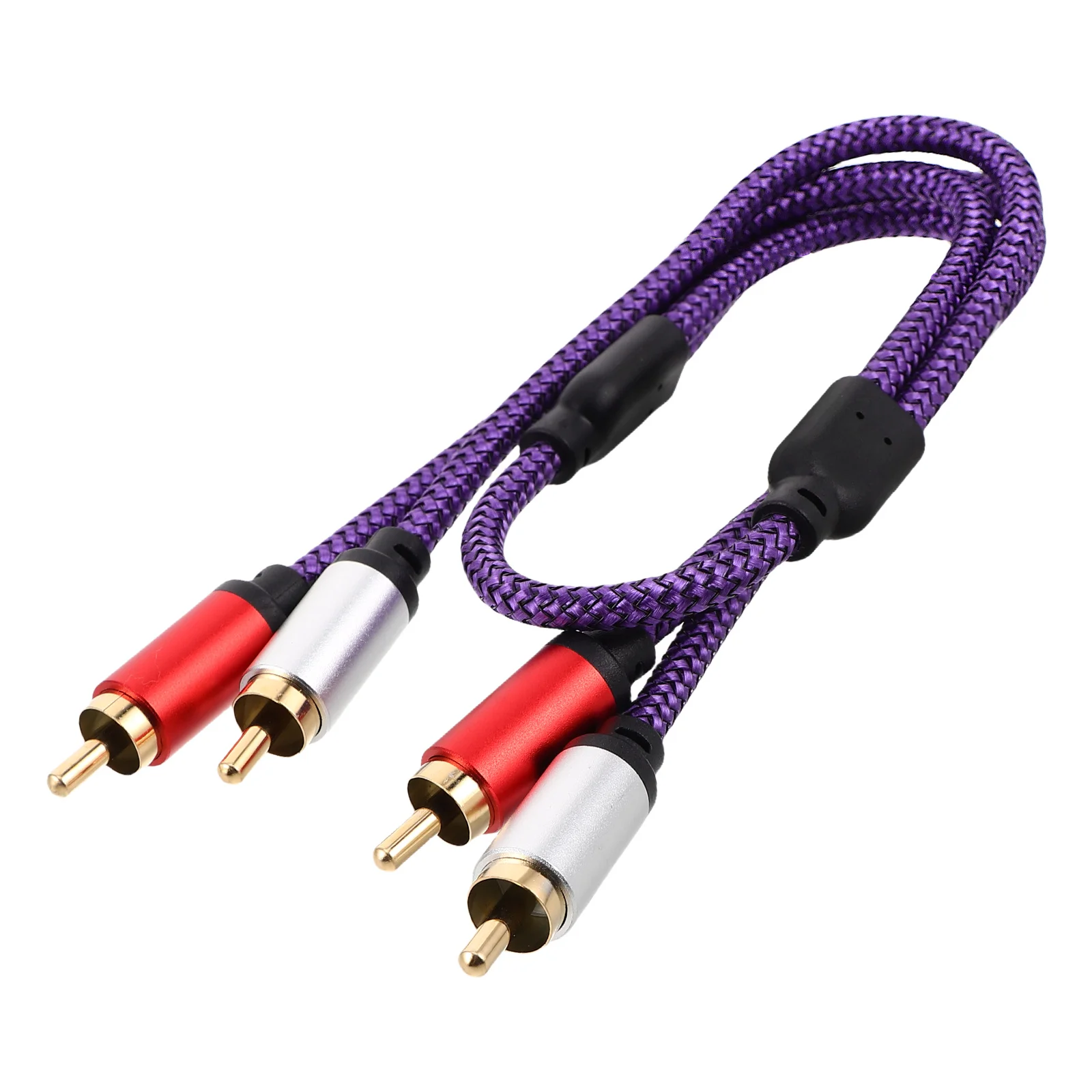 

Audio Cable Connectors Shielded Car Audio Cable For Sound Systems Amplifiers Home Stereo Components Sturdy Plug Play