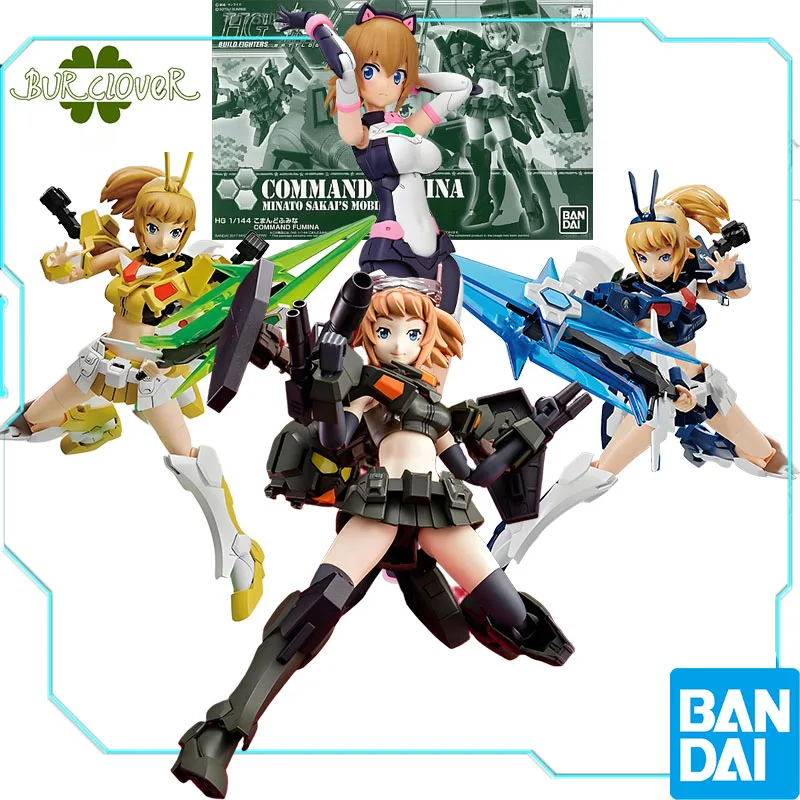 

Bandai оригинальный GUNDAM HGBF WINNING FUMINA COMMAND FUMINA аниме фигурка в сборе модель игрушки модель подарки для детей