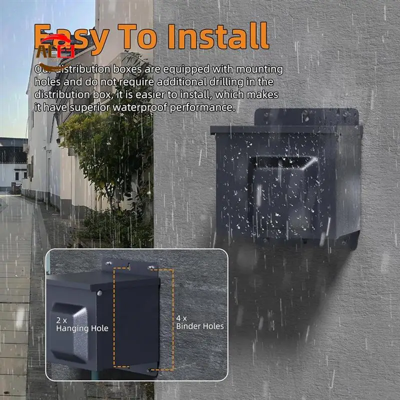 

AEE3--1 30A RV Distribution Box American RV Distribution Box Distribution Cabinet Power Socket Box With Circuit Breaker