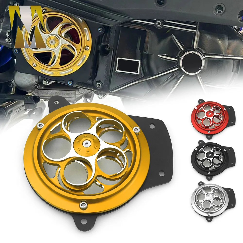 Motorcycle Fan Cover Guard Engine Cooling Rotating Protector Steel Base Accessories For Yamaha NVX155 Aerox155 Nmax155 2017-2025