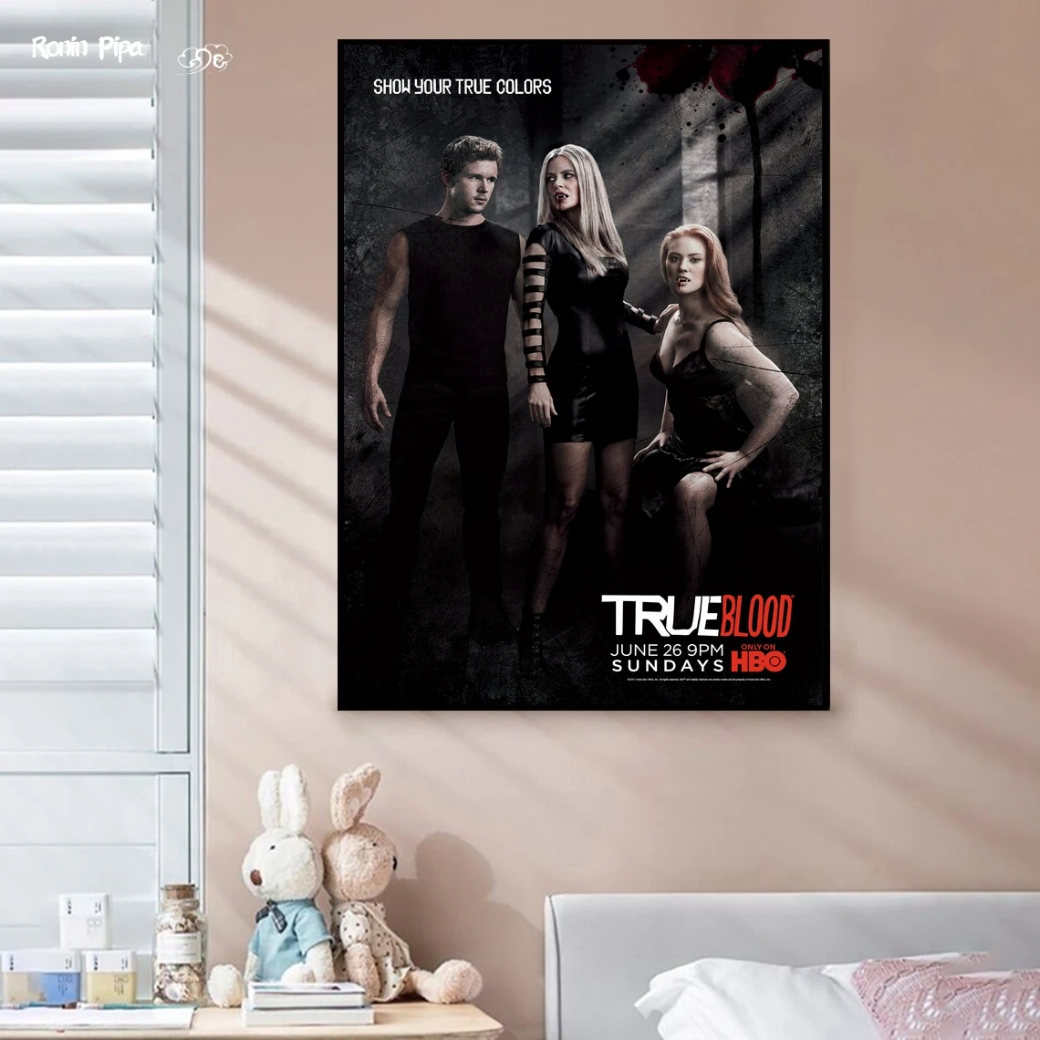 True Blood Classic Movie Poster Art Print Canvas Painting Wall Pictures Living Room Home Decor (No Frame)