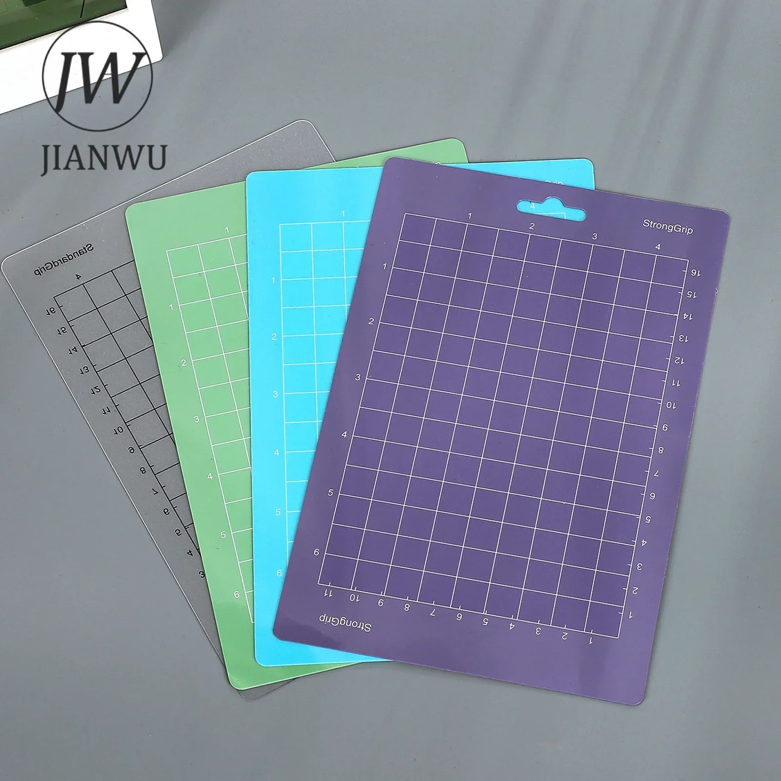 JIANWU 1 szt. lub 4 szt. / zestaw Naklejka PVC Materiał Kolaż Łagodzenie skórki Narzędzie wspomagające Mata Kreatywny dziennik DIY Materiały dla uczniów Artykuły papiernicze