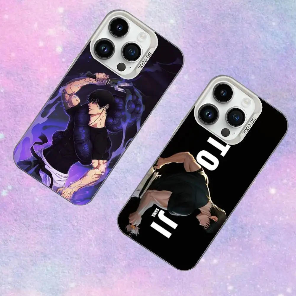

Tojis Anime Fushiguro-os Phone Case For iPhone 16,15,14,13,12,11,Mini,Pro,SE,MAX White Matte Shockproof Cover