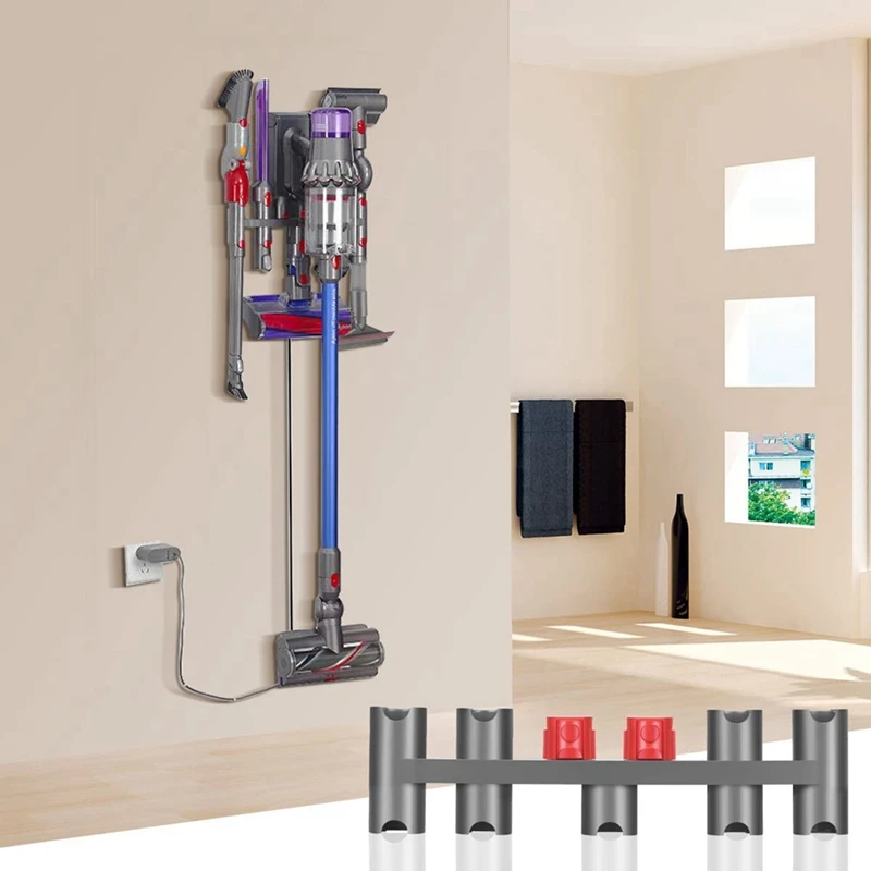 Держатель для аксессуаров для V7 V8 V10 V11 V15, органайзер для док-станции для пылесоса с 9 розетками для хранения-A69M