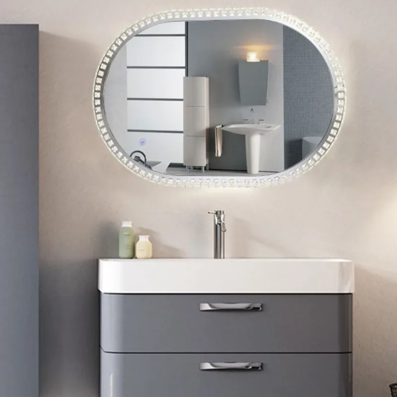 Smart bathroom mirror touch screen led bathroom mirror with light