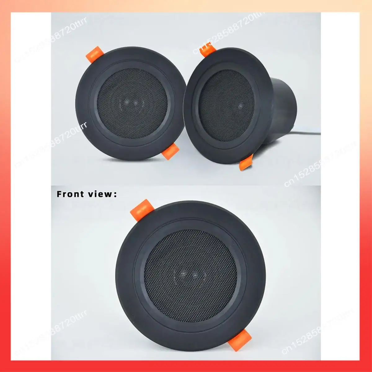 ABNR 3 ''سقف المنزل المتكلم المتكلم Forkitchen الحمام 10 واط مقاوم للرطوبة كامل المدى سماعة موسيقية كامل المدى سماعة موسيقية ث