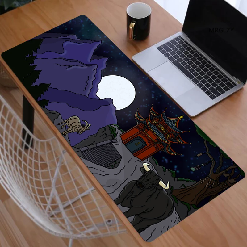 Mouse Pad Computer Accessories Carpets Work Table Office Items Anime Mousepad Xxl Desktop Surface Gaming Gadgets Decoration