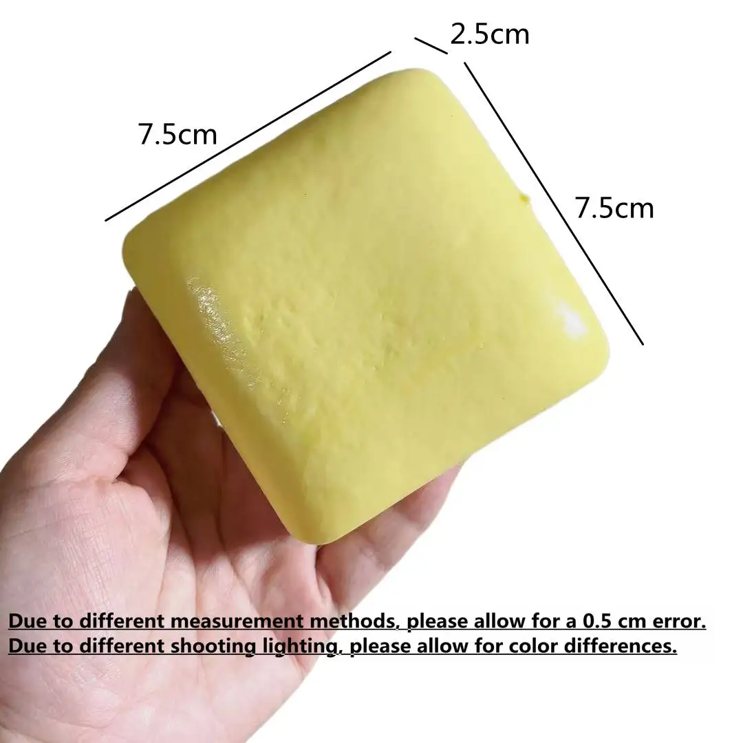 ゆっくりと膨らむスクエア型のスクイーズ玩具、ストレス解消、不安解消、感覚玩具、大人、子供、ADHDの方向けのスクイーズ玩具