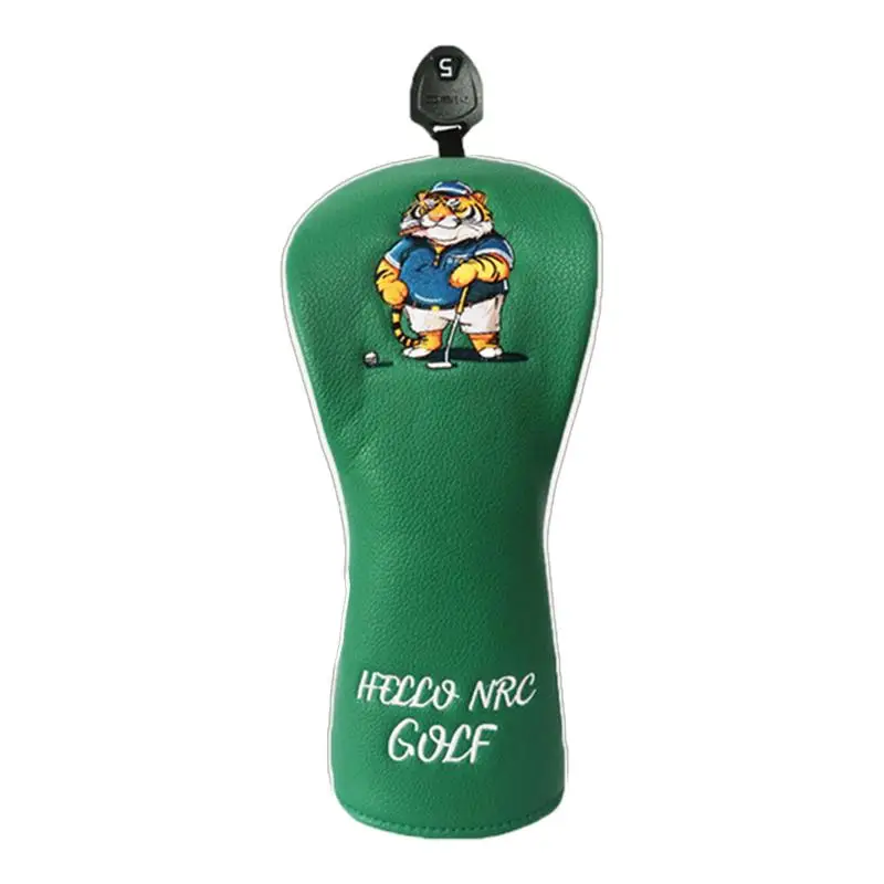 Golf Driver Head Covers Embroidery Tiger Golf Driver Covers Driver Headcover For Most Clubs For Extra Club Protection Golf