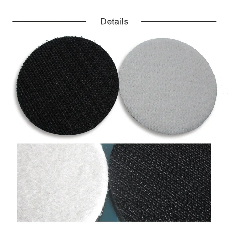 Imagem -05 - Soft Foam Interface Sander Backing Pad Polimento Pad para Hook Loop Disco de Lixamento Lixa Ferramentas Abrasivas Polegadas 50 mm Pcs