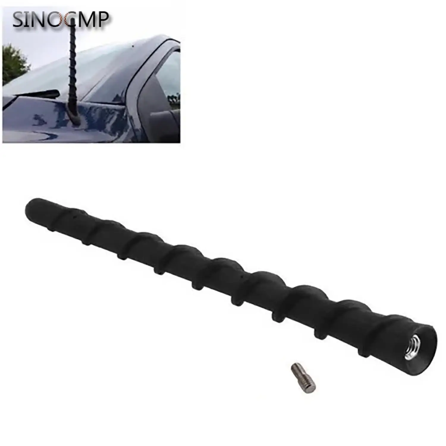 7'' Antenna Mast 68297936AA 5091100AB For Dodge Journey Avenger Jeep Cherokee Liberty Radio Signal Spiral Aerial Antenna Parts