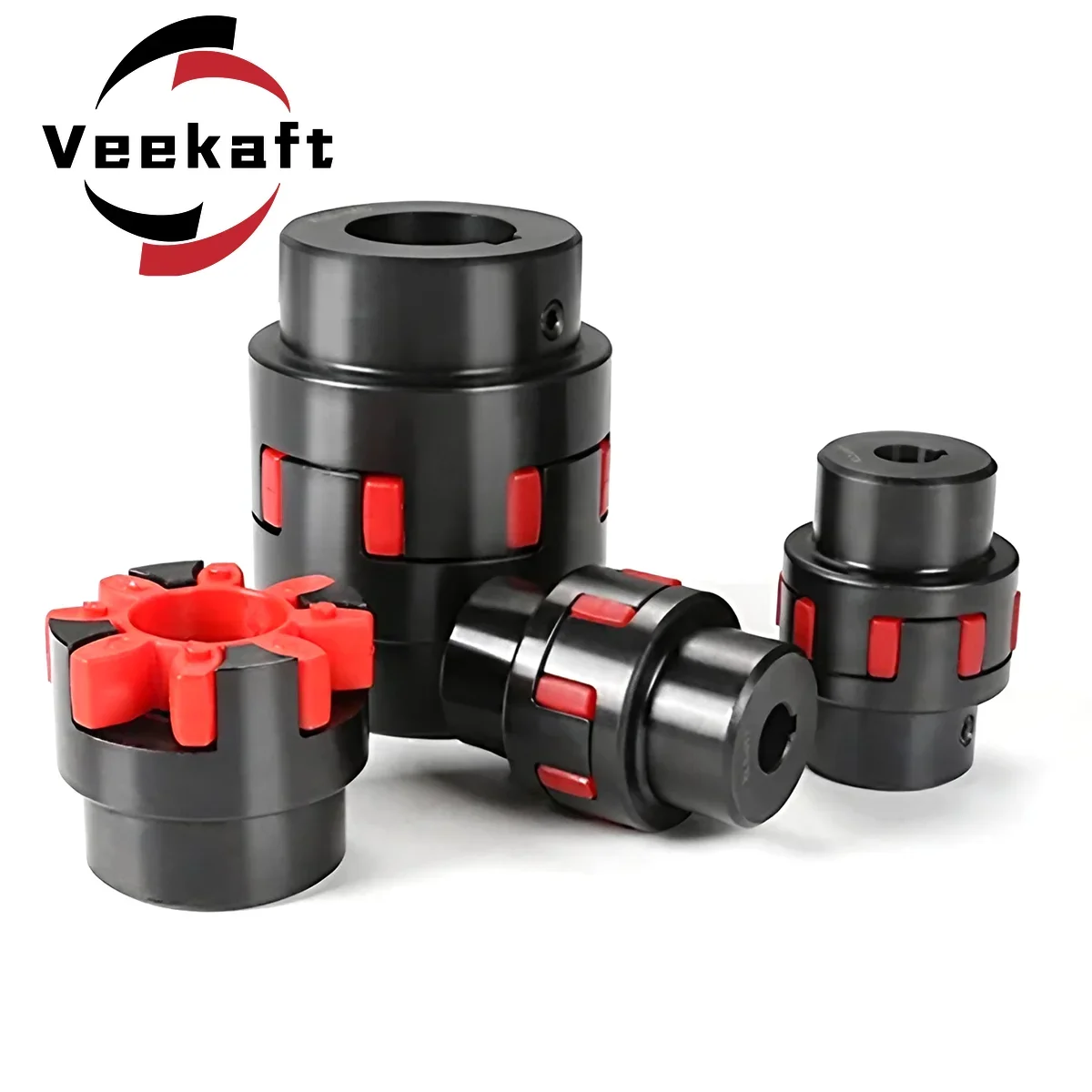 1PCS Veekaft  XL2 D54L78 12/14/15/16/20/22/25/28mm GR24 CNC Motor Ballscrew Jaw Spider Plum Steel Shaft Coupler Flexible Couplin