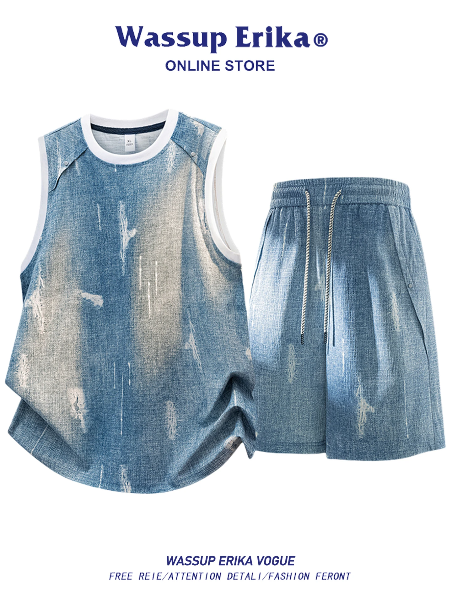 ensemble-debardeur-et-short-tie-dye-en-soie-glacee-pour-homme-wassup-erika-–-ensemble-deux-pieces-decontracte-et-respirant-pour-l'ete-en-melange-polyester-et-elasthanne