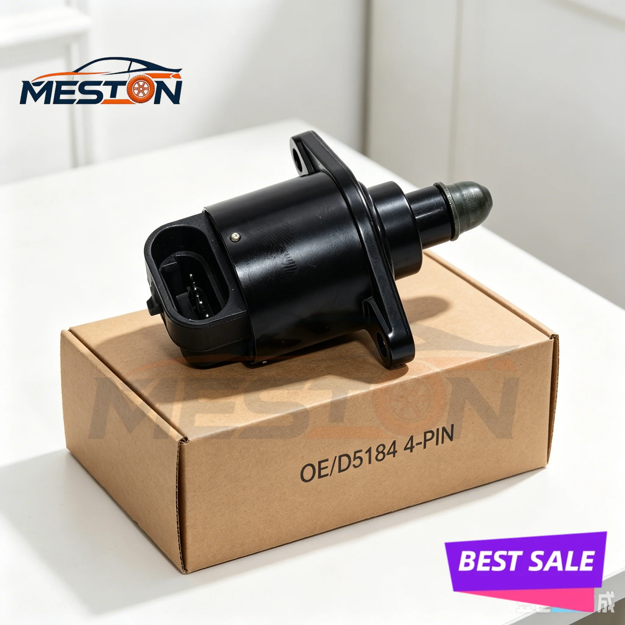 Válvula de control de aire en reposo (IAC) con motor paso a paso D5184 para Geely, BYD, Chery QQ, Wuling, Chana, Hafei, Zotye