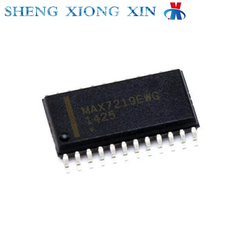 

5pcs/Lot 100% New MAX7219EWG MAX7219CWG SOP-24 LED Display Driver MAX7219 7219 Integrated Circuit