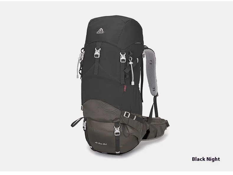 Neues Design, 50 l Wanderrucksack, erweiterbar, große Kapazität, externer Rahmen, Rucksack, Camping-Wanderrucksack – Detail 13