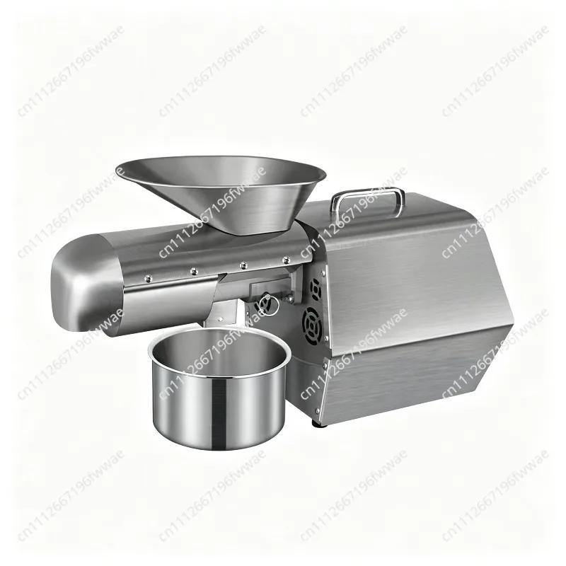 Home Mini Oil Press Machine Cold Hot Dual Press High Oil Yield for Coconut Almond Peanut Olive Sunflower Seed Oil Making
