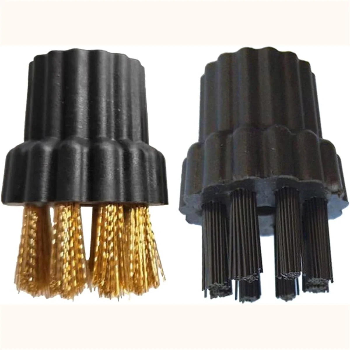 Cabezales de cepillo de fregona de vapor, cabezales de cepillo de latón, piezas de repuesto, cabezales de cepillo de limpieza de vapor, 10 Uds.
