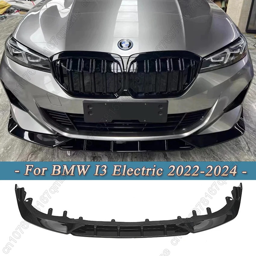 Spoiler Bumper Guard Cover Body Kits For BMW I3 Electric 2022-2024 MP Style PP Car Front Bumper Lower Lip Splitter Diffuser