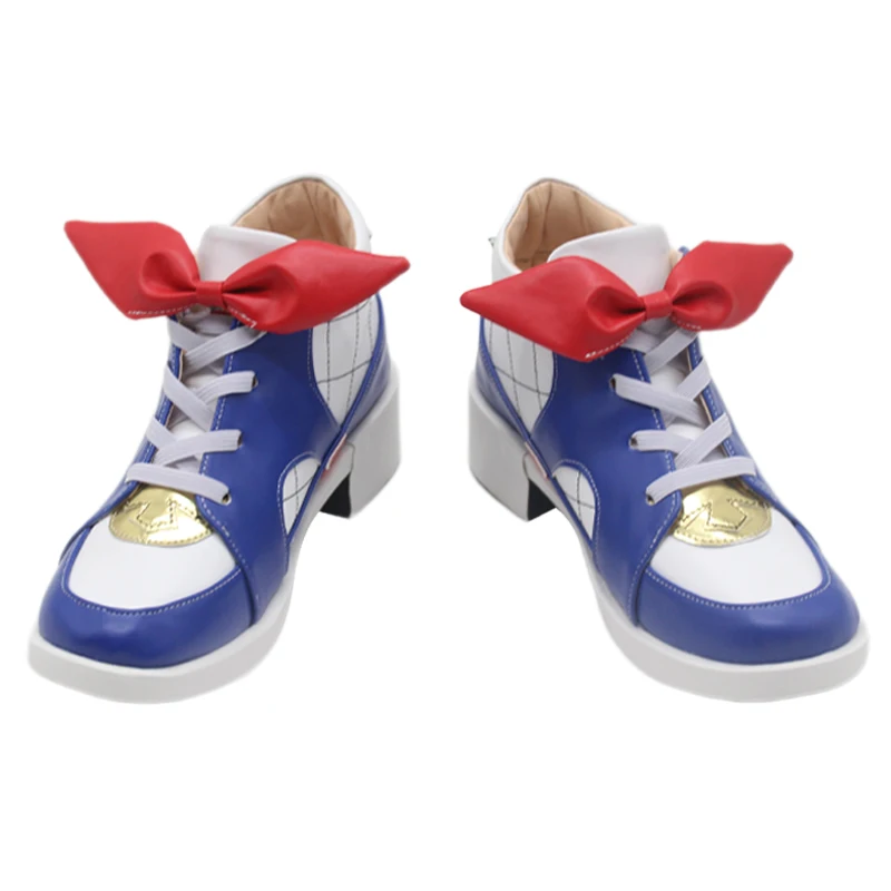 Gioco Pretty Derby Almond Eye Scarpe Cosplay Stivali Aamondo Ai per la festa di Ognissanti Donne adulte Uomini