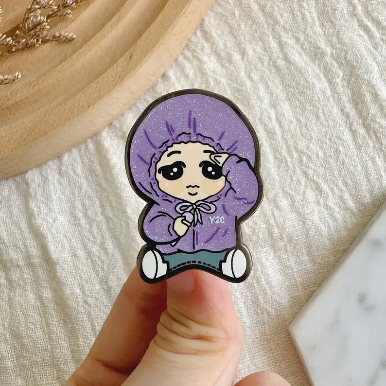 YTC HOODIE JIMIN Hard Enamel Pin（It's not soft enamel）