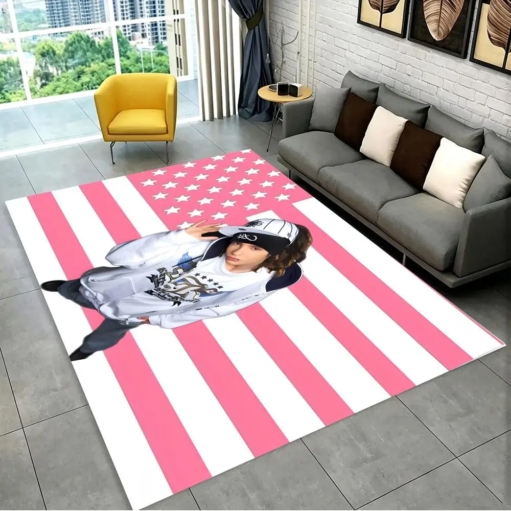 Floor Mat Suitable for home decor, non-slip flannel mat for kids, ideal as a gift. T-Tom Kaulitzs